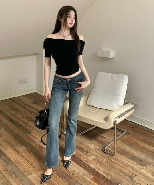 REBALANCE(リバランス)の「オフショルダーTシャツ(Tシャツ/カットソー・レディース・A・LARGE/MEDIUM/SMALL)」の9枚目の写真