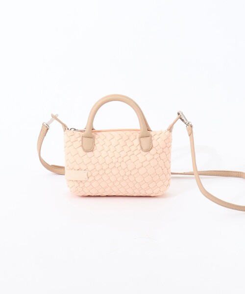 NOLLEY’S（ノーリーズ）の「メッシュミニショルダーバッグ（ショルダーバッグ・レディース・ベビーピンク/ブラック/チャコールグレー/ダークブラウン/グリーン/キナリ・FREE）」の6枚目の写真