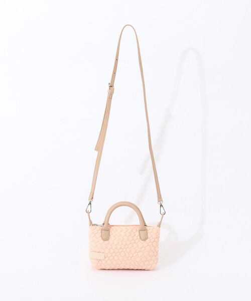 NOLLEY’S（ノーリーズ）の「メッシュミニショルダーバッグ（ショルダーバッグ・レディース・ベビーピンク/ブラック/チャコールグレー/ダークブラウン/グリーン/キナリ・FREE）」の10枚目の写真