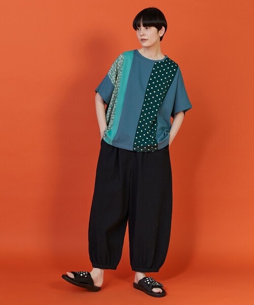 FRAPBOIS(フラボア)の「バブルサッカーパンツ(その他パンツ・レディース・グレー/ブラック・1/2)」の19枚目の写真