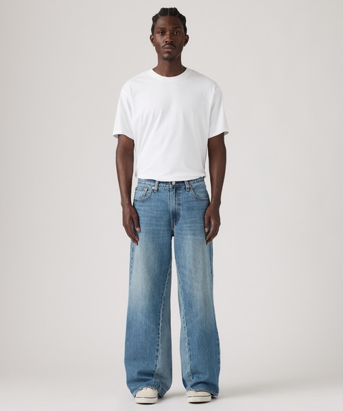 Levi's(リーバイス)の「Levi's/リーバイス BAGGY WIDE LEG ジーンズ ミディアムインディゴ(デニムパンツ・メンズ・ブルー・36inch/34inch/33inch/32inch/31inch/30inch/29inch/28inch)」の2枚目の写真