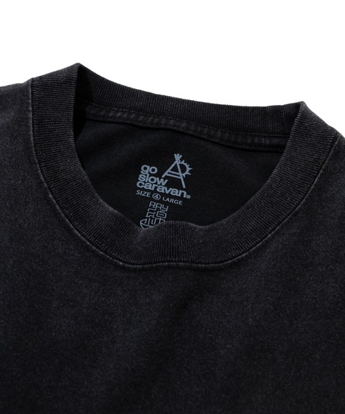 go slow caravan(ゴースローキャラバン)の「RAY綿 G/D猫と麦酒TEE~麦酒風呂3~(Tシャツ/カットソー・メンズ・ホワイト/ブラック系その他2・LARGE/MEDIUM/SMALL/X-LARGE)」の3枚目の写真