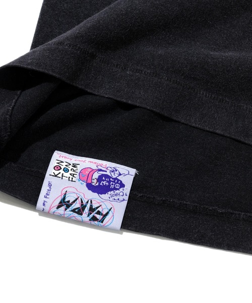 go slow caravan(ゴースローキャラバン)の「RAY綿 G/D猫と麦酒TEE~麦酒風呂3~(Tシャツ/カットソー・メンズ・ホワイト/ブラック系その他2・LARGE/MEDIUM/SMALL/X-LARGE)」の7枚目の写真