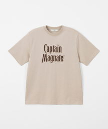 Organic cotton printed T-shirt / BEIGE