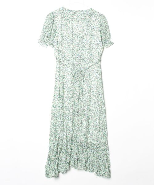 YUGA(ユーガ)の「YUGA_YGMC Korean-style Small floral print chiffon maxi dress(ワンピース・レディース・ライトグリーン/ラベンダー・FREE)」の3枚目の写真