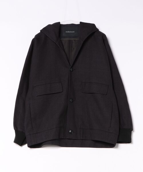 DRESSLAVE(ドレスレイブ)の「endalence / dolman coach jacket(ドルマンコーチジャケット)(ブルゾン・レディース・ブラック・38)」の1枚目の写真