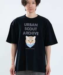 【SIDEWAY STANCE】アニマルフォト 半袖Tシャツ