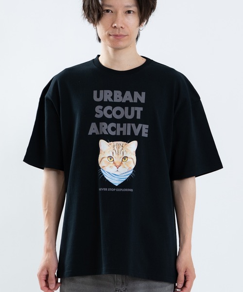 SIDEWAY STANCE(サイドウェイスタンス)の「【SIDEWAY STANCE】アニマルフォト 半袖Tシャツ(Tシャツ/カットソー・メンズ・ライトグレー系/ブルー系1/ホワイト系/ブラック系1/ブラック系/ホワイト系1/パープル/ホワイト/ブラック・LARGE/MEDIUM/X-LARGE/SMALL)」の5枚目の写真