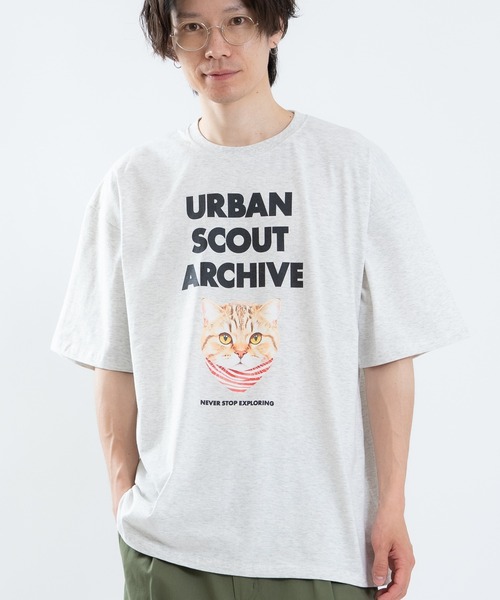 SIDEWAY STANCE(サイドウェイスタンス)の「【SIDEWAY STANCE】アニマルフォト 半袖Tシャツ(Tシャツ/カットソー・メンズ・ライトグレー系/ブルー系1/ホワイト系/ブラック系1/ブラック系/ホワイト系1/パープル/ホワイト/ブラック・LARGE/MEDIUM/X-LARGE/SMALL)」の7枚目の写真