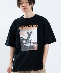 【SIDEWAY STANCE】アニマルフォト 半袖Tシャツ