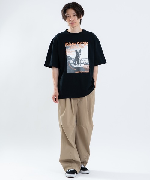 SIDEWAY STANCE(サイドウェイスタンス)の「【SIDEWAY STANCE】アニマルフォト 半袖Tシャツ(Tシャツ/カットソー・メンズ・ライトグレー系/ブルー系1/ホワイト系/ブラック系1/ブラック系/ホワイト系1/パープル/ホワイト/ブラック・LARGE/MEDIUM/X-LARGE/SMALL)」の17枚目の写真
