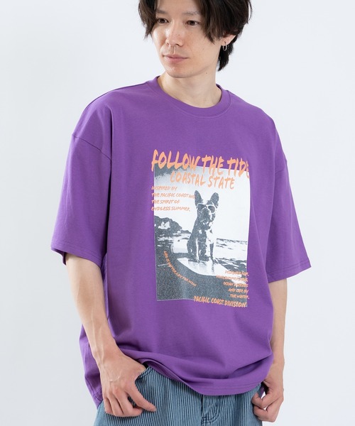 SIDEWAY STANCE(サイドウェイスタンス)の「【SIDEWAY STANCE】アニマルフォト 半袖Tシャツ(Tシャツ/カットソー・メンズ・ライトグレー系/ブルー系1/ホワイト系/ブラック系1/ブラック系/ホワイト系1/パープル/ホワイト/ブラック・LARGE/MEDIUM/X-LARGE/SMALL)」の18枚目の写真