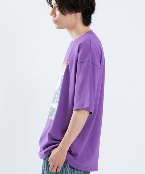 SIDEWAY STANCE(サイドウェイスタンス)の「【SIDEWAY STANCE】アニマルフォト 半袖Tシャツ(Tシャツ/カットソー・メンズ・ライトグレー系/ブルー系1/ホワイト系/ブラック系1/ブラック系/ホワイト系1/パープル/ホワイト/ブラック・LARGE/MEDIUM/X-LARGE/SMALL)」の19枚目の写真