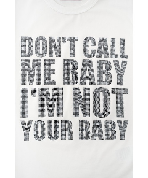 SupBaby by SUPPLIER(サプベイビーバイサプライヤー)の「Tシャツ|Not Your Baby Tee|SupBaby by SUPPLIER(Tシャツ/カットソー・レディース・ホワイト/ブラック/レッド・SMALL/MEDIUM)」の15枚目の写真