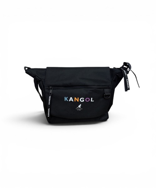 CHELSEA New York(チェルシーニューヨーク)の「KANGOL SMART MAG FLAP SD(ボディバッグ/ウエストポーチ・メンズ・チャコールグレー/ベージュ/ブラック/ブラック×ホワイト・FREE)」の2枚目の写真