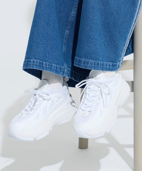 adidas(アディダス)の「オズガイア / Ozgaia / 厚底スニーカー / アディダスオリジナルス adidas Originals(スニーカー・レディース・ホワイト・22.0cm/22.5cm/23.0cm/23.5cm/24.0cm/24.5cm/25.0cm/25.5cm/26.0cm/26.5cm/27.0cm/27.5cm/28.0cm)」の9枚目の写真