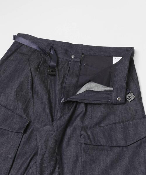 WHITE MOUNTAINEERING(ホワイトマウンテニアリング)の「『別注』White Mountaineering×EKAL BIKER PANTS(デニムパンツ・メンズ・ブルー・3/2)」の16枚目の写真