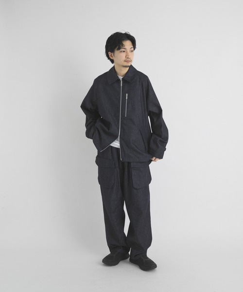 WHITE MOUNTAINEERING(ホワイトマウンテニアリング)の「『別注』White Mountaineering×EKAL BIKER PANTS(デニムパンツ・メンズ・ブルー・3/2)」の10枚目の写真