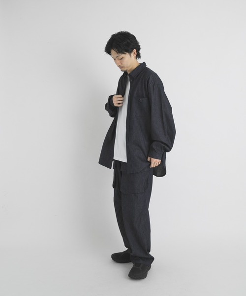 WHITE MOUNTAINEERING(ホワイトマウンテニアリング)の「『別注』White Mountaineering×EKAL BIKER PANTS(デニムパンツ・メンズ・ブルー・3/2)」の11枚目の写真