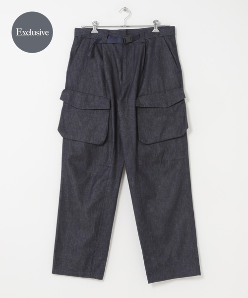WHITE MOUNTAINEERING(ホワイトマウンテニアリング)の「『別注』White Mountaineering×EKAL BIKER PANTS(デニムパンツ・メンズ・ブルー・3/2)」の12枚目の写真