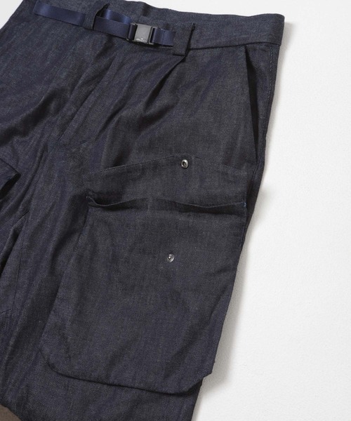 WHITE MOUNTAINEERING(ホワイトマウンテニアリング)の「『別注』White Mountaineering×EKAL BIKER PANTS(デニムパンツ・メンズ・ブルー・3/2)」の15枚目の写真