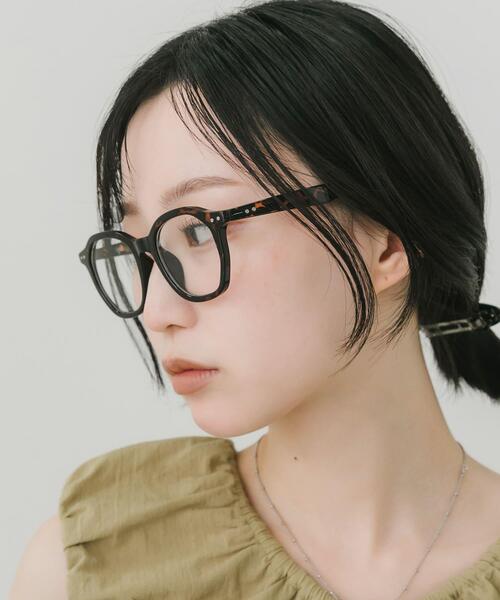 SMELLY(スメリー)の「オクタゴンフレームダテメガネ(メガネ・レディース・ブラック/オリーブ/ブラウン系その他・-)」の21枚目の写真