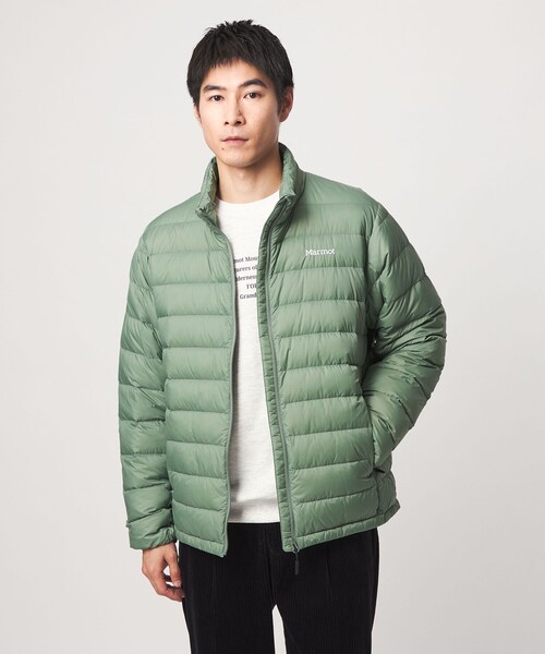 MARMOT(マーモット)の「【別注】<Marmot>750 Fill Power ライトダウン ジャケット -耐久はっ水・防風-(ダウンジャケット/コート・メンズ・オリーブ/ブラック/ダークグレー・M/L/XL)」の5枚目の写真