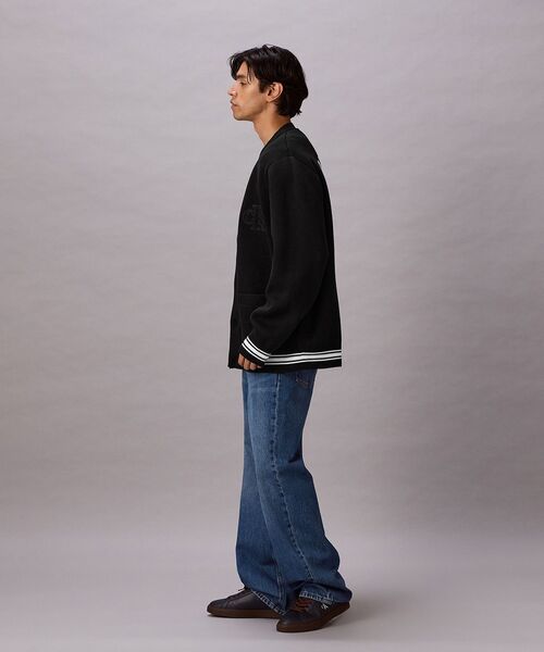 Calvin Klein(カルバン・クライン)の「ニット - バーシティカーディガンセーター(カーディガン/ボレロ・メンズ・グレー/ブラック・L/S/M)」の5枚目の写真