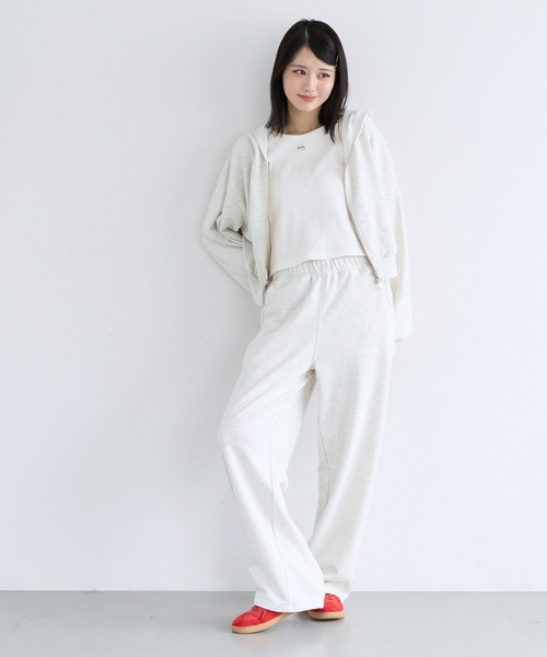 coca(coca)(コカ)の「ユース リブトップス(Tシャツ/カットソー・レディース・グレー/アイボリー・L/S)」の7枚目の写真