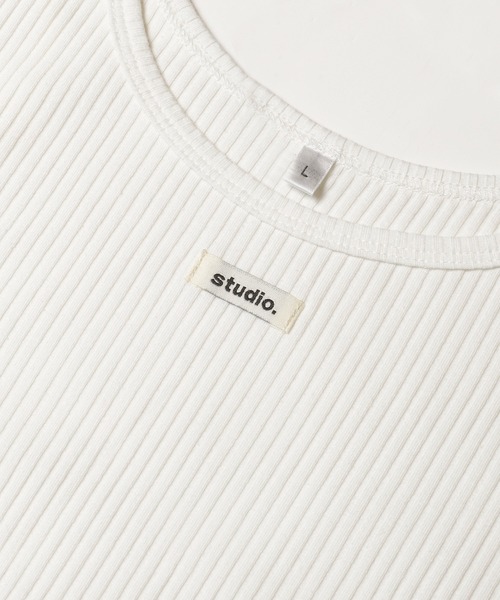 coca(coca)(コカ)の「ユース リブトップス(Tシャツ/カットソー・レディース・グレー/アイボリー・L/S)」の15枚目の写真
