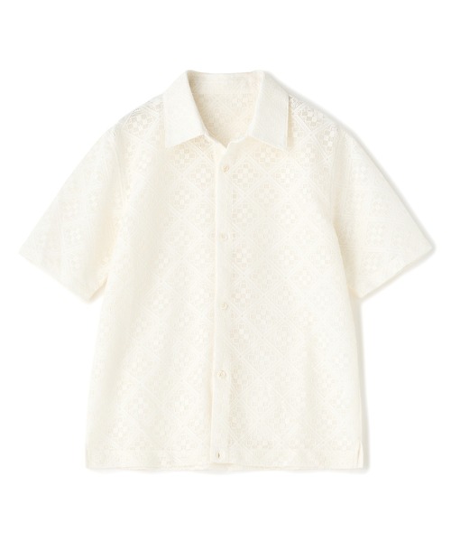MEN'S BIGI(メンズビギ)の「シアージャカード レギュラーカラーシャツ(シャツ/ブラウス・メンズ・ブラック/ホワイト・3/2)」の8枚目の写真