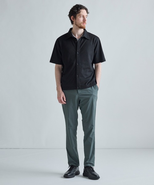 MEN'S BIGI(メンズビギ)の「シアージャカード レギュラーカラーシャツ(シャツ/ブラウス・メンズ・ブラック/ホワイト・3/2)」の7枚目の写真
