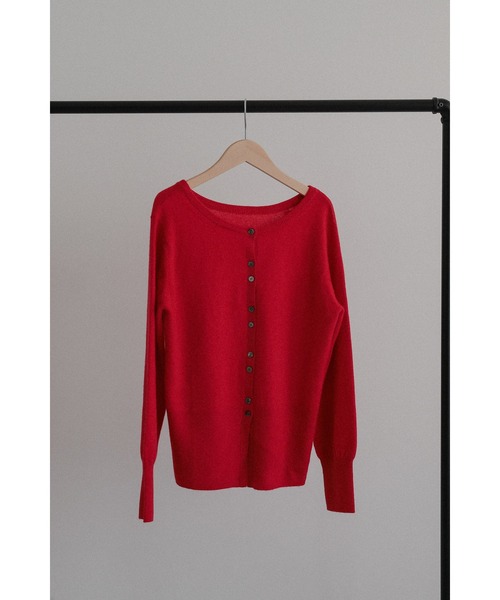 tento（テント）の「【PREMIUM YARN】2Way Front-to-Back Cashmere Knit Sweater（ニット/セーター・レディース・ブラウン/グレー/レッド・FREE）」の8枚目の写真