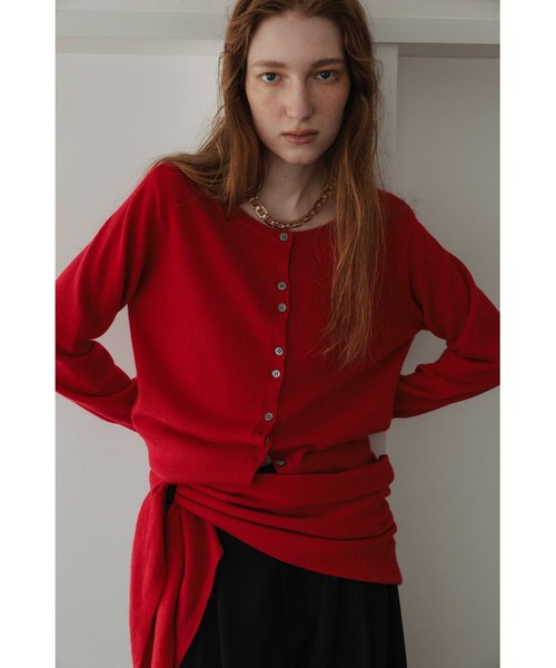 tento（テント）の「【PREMIUM YARN】2Way Front-to-Back Cashmere Knit Sweater（ニット/セーター・レディース・ブラウン/グレー/レッド・FREE）」の16枚目の写真