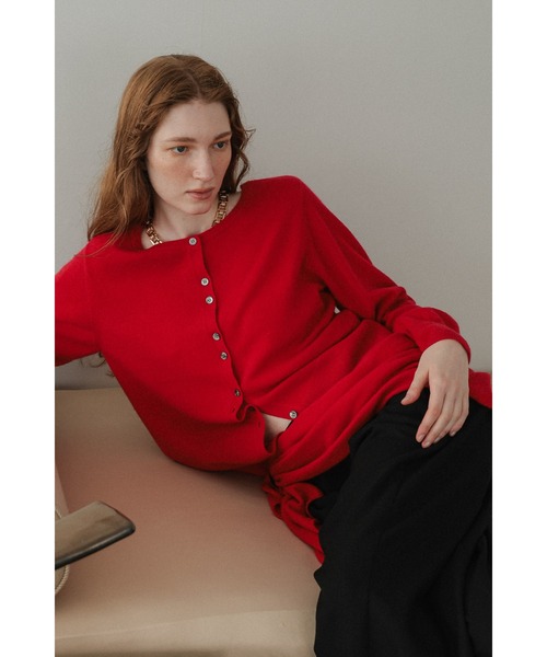 tento（テント）の「【PREMIUM YARN】2Way Front-to-Back Cashmere Knit Sweater（ニット/セーター・レディース・ブラウン/グレー/レッド・FREE）」の19枚目の写真