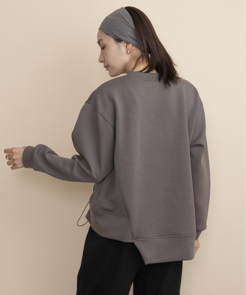 lodie(ロディ)の「ヒューマンモチーフ ドロストプルオーバー(Tシャツ/カットソー・レディース・チャコールグレー/モカ/ブラック・FREE)」の11枚目の写真