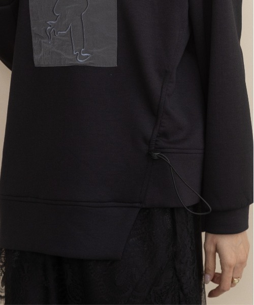 lodie(ロディ)の「ヒューマンモチーフ ドロストプルオーバー(Tシャツ/カットソー・レディース・チャコールグレー/モカ/ブラック・FREE)」の22枚目の写真