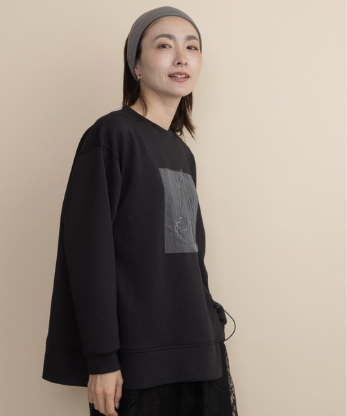 lodie(ロディ)の「ヒューマンモチーフ ドロストプルオーバー(Tシャツ/カットソー・レディース・チャコールグレー/モカ/ブラック・FREE)」の20枚目の写真