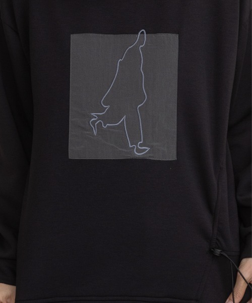 lodie(ロディ)の「ヒューマンモチーフ ドロストプルオーバー(Tシャツ/カットソー・レディース・チャコールグレー/モカ/ブラック・FREE)」の16枚目の写真