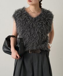 シャギーVベスト
