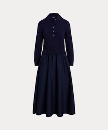 POLO RALPH LAUREN | ハイブリッド ニット ポロボディス ドレス(ワンピース)