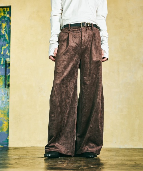 HARE(ハレ)の「【SET UP対応】3ディメンションワイドパンツ/AW(HARE)(スラックス・メンズ・ブラック/グレー/ネイビー/レッド/ブラウン/ベージュ系その他・MEDIUM/LARGE/SMALL)」の3枚目の写真