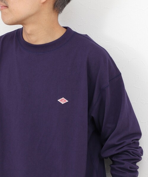 DANTON(ダントン)の「【DANTON/ダントン】スウェットTシャツ SWEAT T-SHIRTS(DT-C0204)(Tシャツ/カットソー・メンズ・ホワイト/ライトグレー/ブラック/パープル・S/M/L/XL)」の1枚目の写真