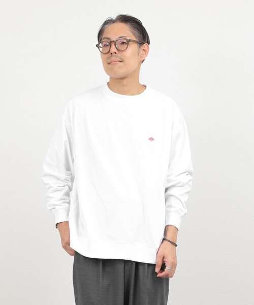 DANTON(ダントン)の「【DANTON/ダントン】スウェットTシャツ SWEAT T-SHIRTS(DT-C0204)(Tシャツ/カットソー・メンズ・ホワイト/ライトグレー/ブラック/パープル・S/M/L/XL)」の9枚目の写真