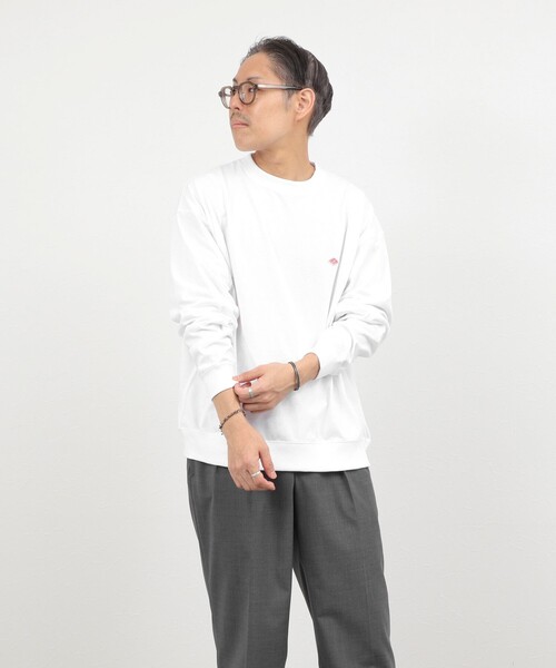 DANTON(ダントン)の「【DANTON/ダントン】スウェットTシャツ SWEAT T-SHIRTS(DT-C0204)(Tシャツ/カットソー・メンズ・ホワイト/ライトグレー/ブラック/パープル・S/M/L/XL)」の10枚目の写真