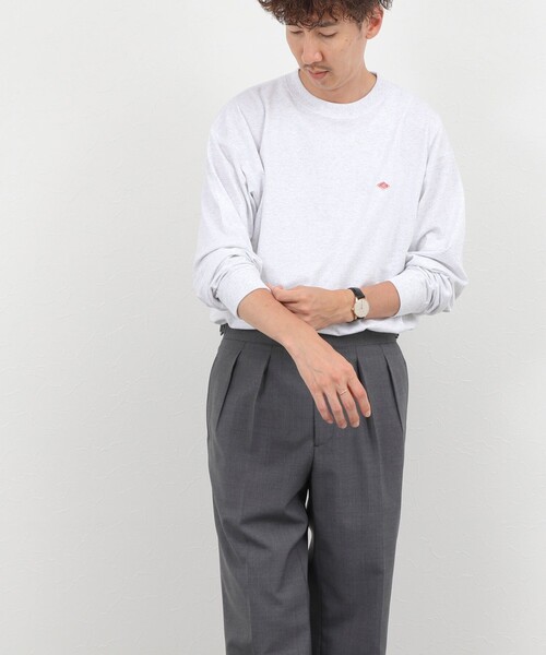 DANTON(ダントン)の「【DANTON/ダントン】スウェットTシャツ SWEAT T-SHIRTS(DT-C0204)(Tシャツ/カットソー・メンズ・ホワイト/ライトグレー/ブラック/パープル・S/M/L/XL)」の22枚目の写真