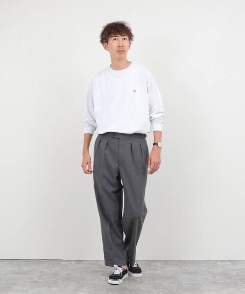 DANTON(ダントン)の「【DANTON/ダントン】スウェットTシャツ SWEAT T-SHIRTS(DT-C0204)(Tシャツ/カットソー・メンズ・ホワイト/ライトグレー/ブラック/パープル・S/M/L/XL)」の14枚目の写真