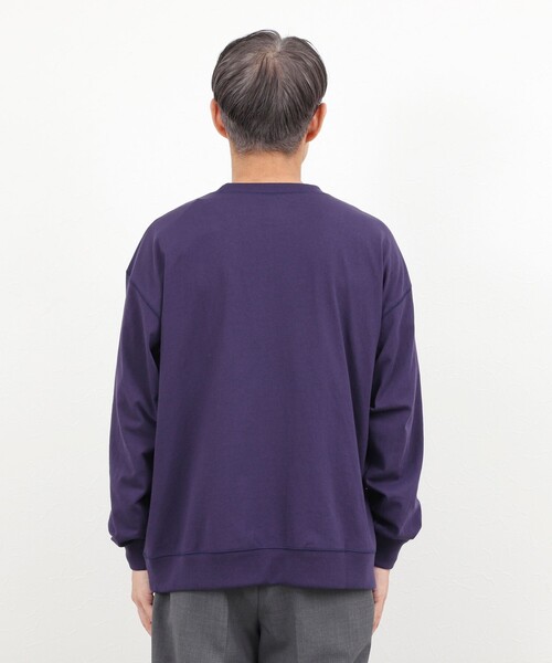 DANTON(ダントン)の「【DANTON/ダントン】スウェットTシャツ SWEAT T-SHIRTS(DT-C0204)(Tシャツ/カットソー・メンズ・ホワイト/ライトグレー/ブラック/パープル・S/M/L/XL)」の18枚目の写真