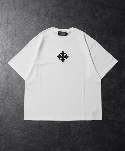 GUIDER（ガイダー）の「【GUIDER】センタークロス Tee / Center Cross Tee（Tシャツ/カットソー・メンズ・ホワイト/チャコールグレー/ブラック・S/M/L）」の6枚目の写真