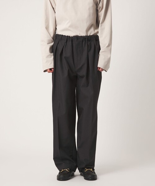 CITEN(シテン)の「<CITEN>2プリーツイージーシェフパンツ(スラックス・メンズ・ブラック/ネイビー・M/L/S)」の6枚目の写真